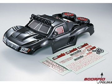 Killerbody karoseria 1:10 SCT Monster Carbon z akc Killerbody karoseria 1:10 SCT Monster Carbon z akc / KB48070