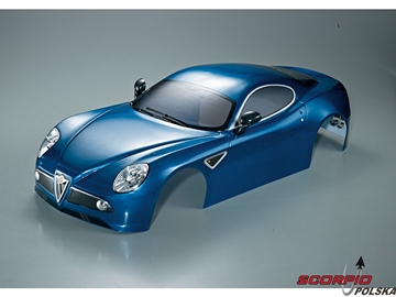 Killerbody karoseria 1:7 Alfa Romeo 8C niebieska / KB48093