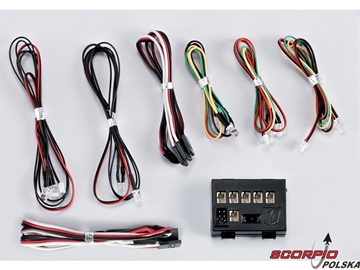 Killerbody zestaw oświetlenia 1:10 10 LED z jednostką sterującą / KB48101