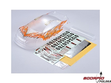 Touring 1/10 - karoseria 190mm wst pom. pomar. Touring 1/10 - karoseria 190mm wst pom. pomar. / KB48107