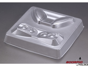 Killerbody Corvette GT2 1:10 - osłony reflektorów Killerbody Corvette GT2 1:10 - osłony reflektorów / KB48112