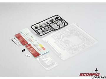 Killerbody makieta silnika Touring typ B przeźroczysta Killerbody makieta silnika Touring typ B przeźroczysta / KB48192