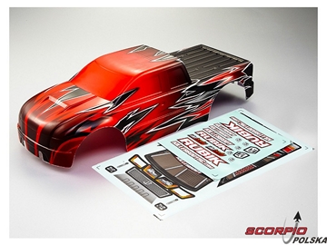 Killerbody karoseria 1:10 Rubik Knight czerwona Killerbody karoseria 1:10 Rubik Knight czerwona / KB48209