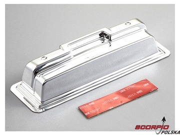 Killerbody Monster 1:10 - tylny zderzak chromowany Killerbody Monster 1:10 - tylny zderzak chromowany / KB48223