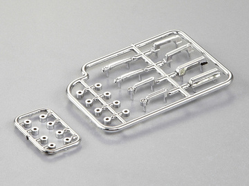 Killerbody karoseria 1:10 - chromowane uchwyty drzwi Killerbody karoseria 1:10 - chromowane uchwyty drzwi / KB48235