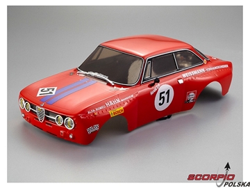 Killerbody karoseria 1:10 Alfa Romeo 2000 GTAm czerwona / KB48251
