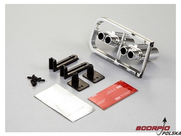 Killerbody podwójna końcówka wydechu z akcesoriami Killerbody podwójna końcówka wydechu z akcesoriami / KB48281