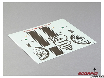 Killerbody Alfa Romeo TZ3 Corsa 1:10 - naklejki Killerbody Alfa Romeo TZ3 Corsa 1:10 - naklejki / KB48302