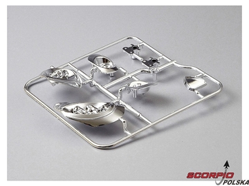 Killerbody Alfa Romeo TZ3 Corsa 1:10 - chromowane części Killerbody Alfa Romeo TZ3 Corsa 1:10 - chromowane części / KB48303