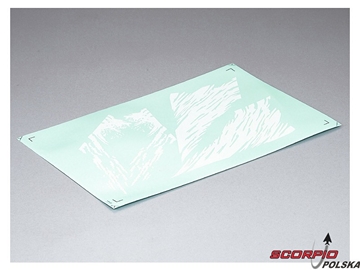 Killerbody Horri Bull 1:10 - naklejki białe Killerbody Horri Bull 1:10 - naklejki białe / KB48339