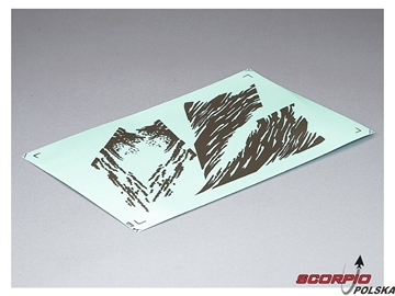 Killerbody Horri Bull 1:10 - naklejki srebrno-czarne Killerbody Horri Bull 1:10 - naklejki srebrno-czarne / KB48340