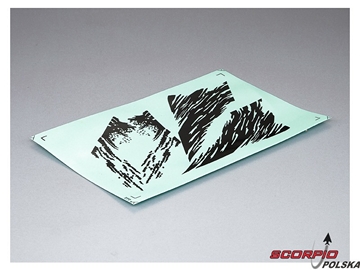 Killerbody Horri Bull 1:10 - naklejki czarne Killerbody Horri Bull 1:10 - naklejki czarne / KB48341