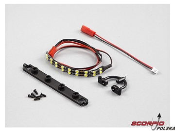 Killerbody Horri Bull 1:10 - zestaw oświetlenia ramy paki 18 LED Killerbody Horri Bull 1:10 - zestaw oświetlenia ramy paki 18 LED / KB48347