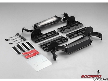 Killerbody podwozie statyczne 1:10 Corvette GT2 / KB48368