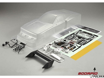 Killerbody karoseria 1:10 Lancia Beta Montecarlo przeźroczysta / KB48390