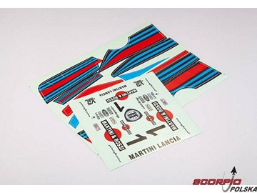 Killerbody Lancia Beta Montecarlo 1:10 - naklejki Killerbody Lancia Beta Montecarlo 1:10 - naklejki / KB48392