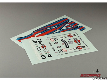 Killerbody Lancia LC2 1:10 - naklejki Killerbody Lancia LC2 1:10 - naklejki / KB48396