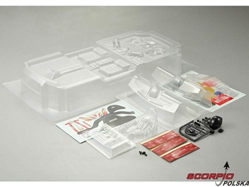 Killerbody Furious Angel 1:10 - kokpit przeźroczysty, akcesoria Killerbody Furious Angel 1:10 - kokpit przeźroczysty, akcesoria / KB48411