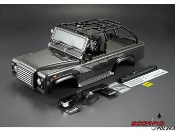 Crawler Marauder - karoseria pomal srebrno-czerw / KB48415