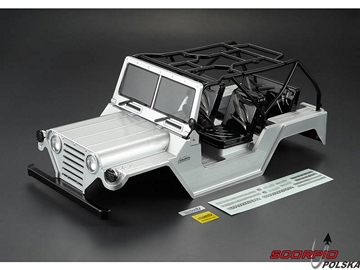 Killerbody karoseria 1:10 Crawler Warrior srebrna / KB48443