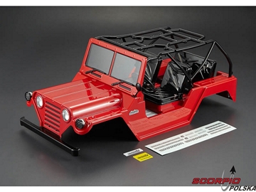 Killerbody karoseria 1:10 Crawler Warrior czerwona Killerbody karoseria 1:10 Crawler Warrior czerwona / KB48444