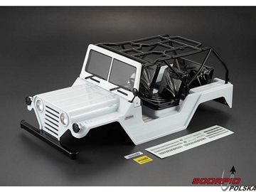 Killerbody karoseria 1:10 Crawler Warrior biała Killerbody karoseria 1:10 Crawler Warrior biała / KB48445