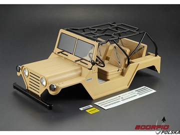 Killerbody karoseria 1:10 Crawler Warrior wojskowa / KB48447