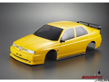 Killerbody karoseria 1:10 Alfa Romeo 155 GTA żółta / KB48474