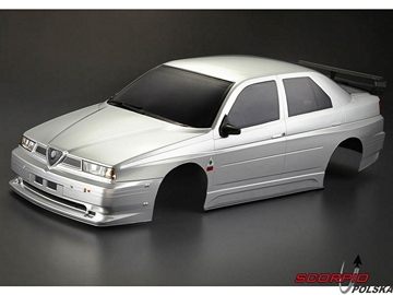 Killerbody karoseria 1:10 Alfa Romeo 155 GTA srebrna / KB48475