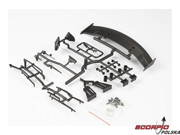 Killerbody karoseria Touring 1:10 - elementy plastikowe / KB48506