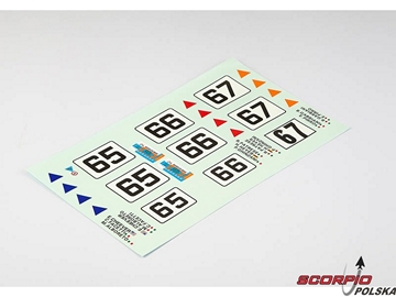 Killerbody Lancia Beta Montecarlo 1:10 - naklejki / KB48547