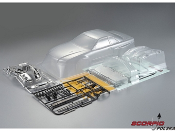 Killerbody karoseria 1:10 Nissan Skyline R34 przeźroczysta / KB48626