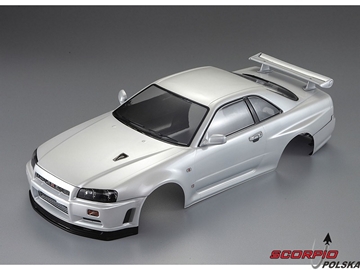 Killerbody karoseria 1:10 Nissan Skyline R34 perłowa / KB48644
