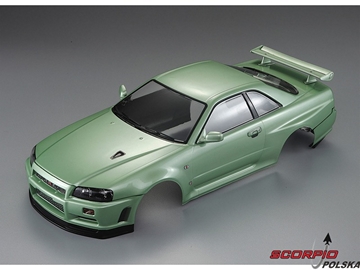 Killerbody karoseria 1:10 Nissan Skyline R34 zielona / KB48646