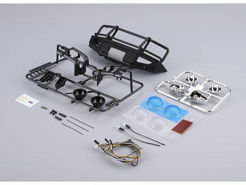 Killerbody czarny zderzak z oświetleniem LED (Traxxas TRX-4) / KB48718