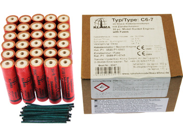 Klima silnik rakietowy C6-7 (30szt) Klima silnik rakietowy C6-7 (30szt) / KL-0347