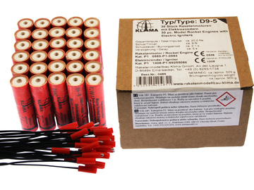 Klima silnik rakietowy D9-5 EL (30szt) / KL-0485