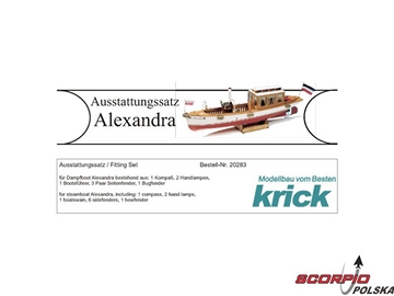 Krick Alexandra zestaw akcesoriów Krick Alexandra zestaw akcesoriów / KR-20283