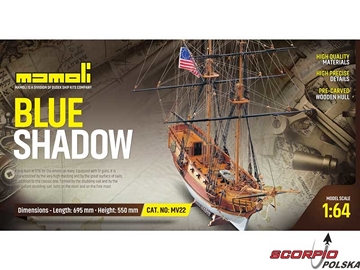 MAMOLI Blue Shadow briga 1778 1:64 kit / KR-21722