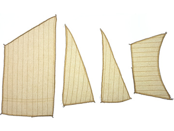 MAMOLI Yacht Mary 1:54 - komplet żagli / KR-21728S