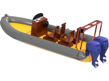 Türkmodel ponton Zodiac 1:50 kit / KR-24574