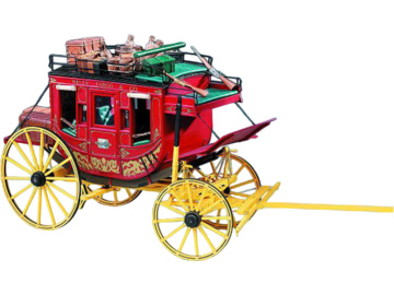 AMATI Dyliżans pocztowy Wells Fargo 1:10 kit / KR-25068