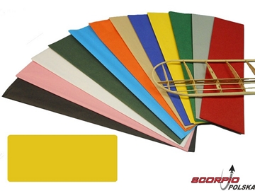 Krick papier poszyciowy żółty 18g/m2 51x76cm (2) / KR-40362