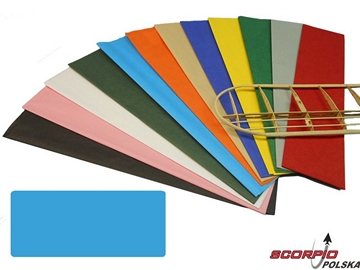 Krick papier poszyciowy turkosowy 18g/m2 51x76cm (2) / KR-40365