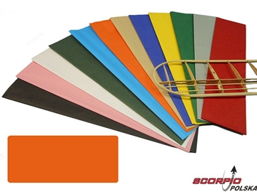 Krick papier poszyciowy pomaranczowy 18g/m2 51x76cm (2) / KR-40371