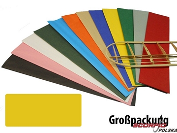 Krick papier poszyciowy żółty 18g/m2 51x76cm (50) / KR-40382
