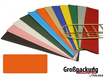 Krick papier poszyciowy pomarańczowy 18g/m2 51x76cm (50) / KR-40391