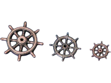 Krick Koło sterowe polerowany metal 30mm / KR-60668