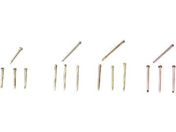 Krick Gwózdek mosiężny 0.7x12mm wpuszczona  główka (cca 100) / KR-60949