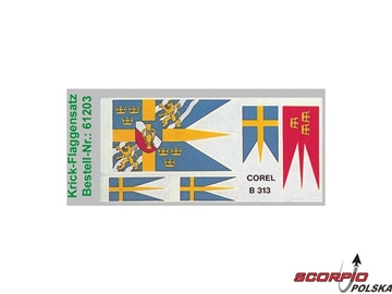 Krick Zestaw flag Wasa + Amphion / KR-61203